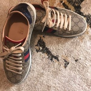 Gucci Ace supreme sneakers.